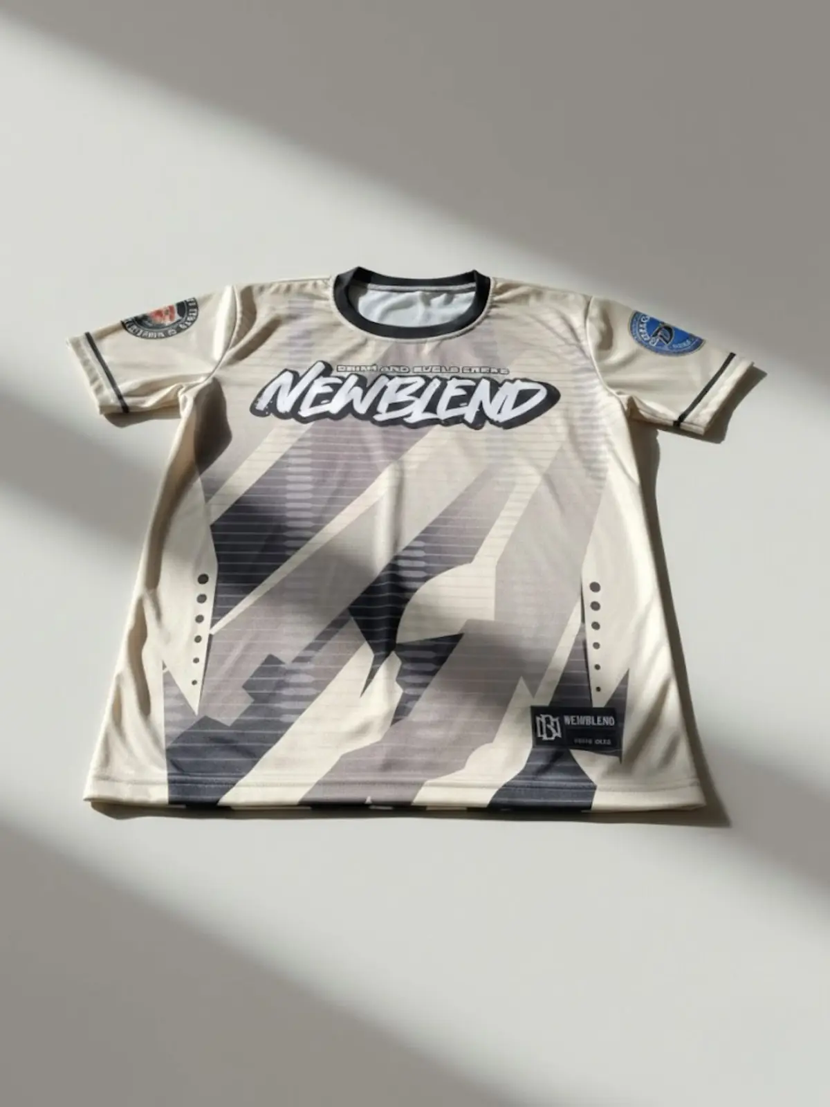 Finished white custom team jersey by Sprokies Apparel