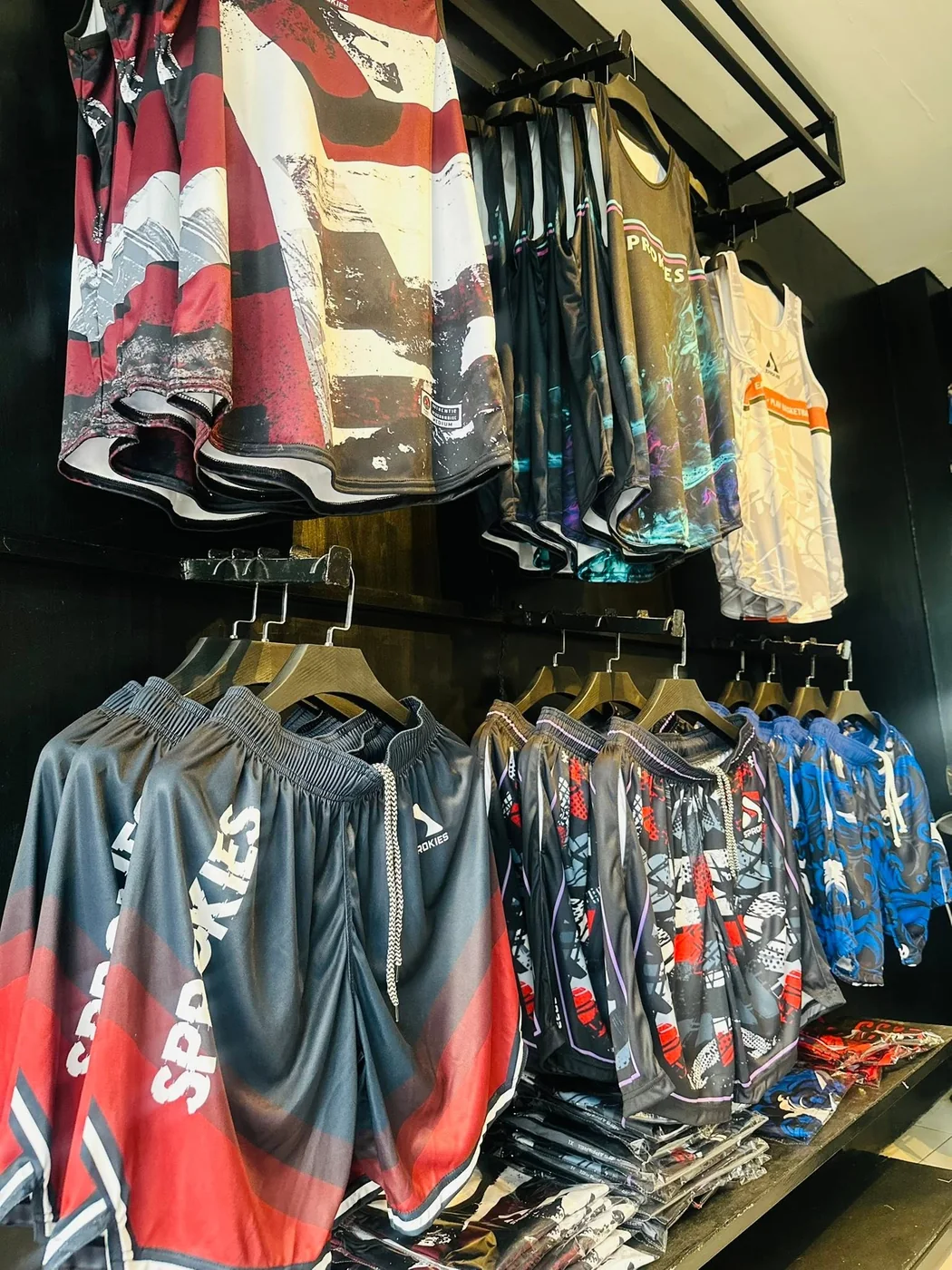Sprokies Apparel Toledo City merchandise display