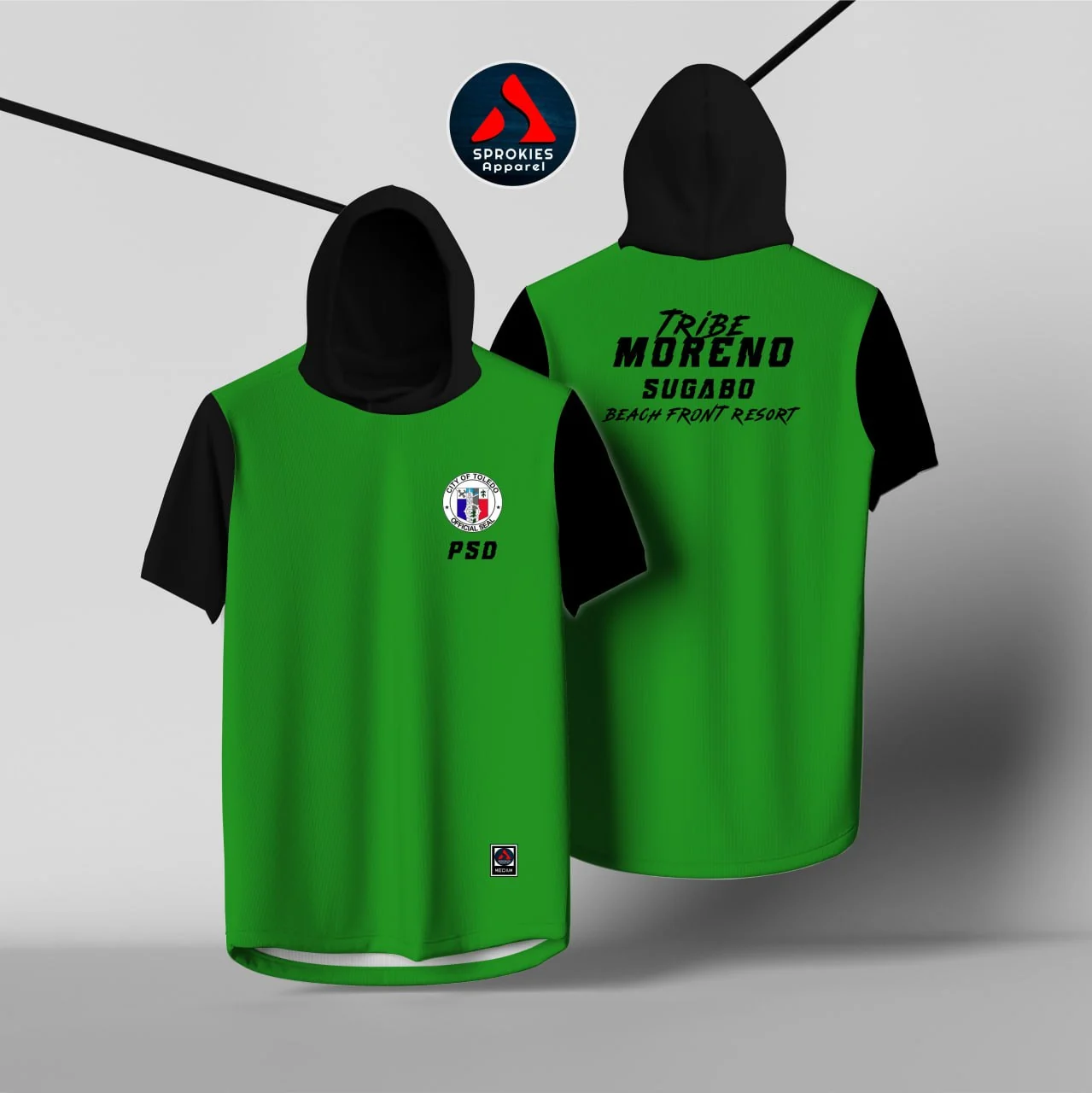 Custom hooded apparel by Sprokies Apparel
